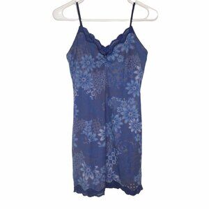 Vintage Y2K 2004 Victoria's Secret Floral Chemise Nightie Lace Paisley Small